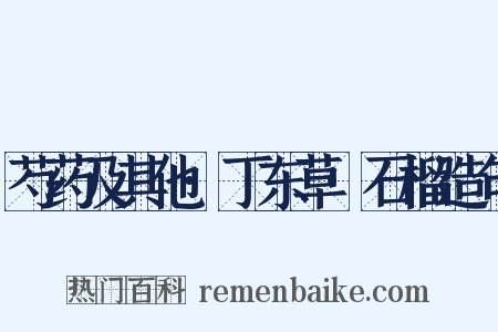 芍药及其他·丁东草·石榴造句是什么意思的图片